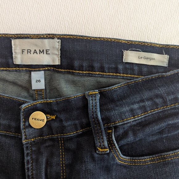 Frame Le Garcon jeans, size 26 - Picture 3 of 5